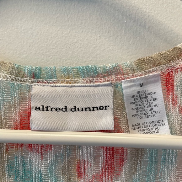 Alfred Dunner Sheer Lightweight Open Cardigan - Picture 4 of 4